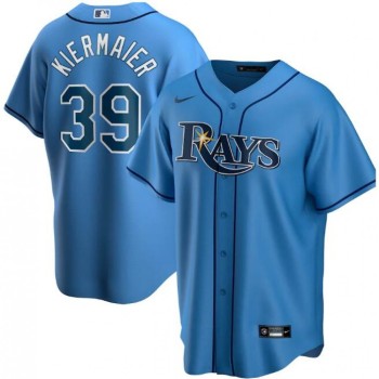 Men's Tampa Bay Rays #39 Kevin Kiermaier Blue Cool Base Stitched Jersey Men's Tampa Bay Rays #39 Kevin Kiermaier Blue Cool Base Stitched Jersey
