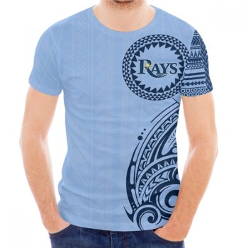 Men's Tampa Bay Rays Blue T-Shirt Men's Tampa Bay Rays Blue T-Shirt