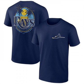 Men's Tampa Bay Rays Navy Iconic Bring It T-Shirt Men's Tampa Bay Rays Navy Iconic Bring It T-Shirt