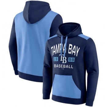 Men's Tampa Bay Rays Navy/Light BlueChip in Pullover Hoodie Men's Tampa Bay Rays Navy/Light BlueChip in Pullover Hoodie
