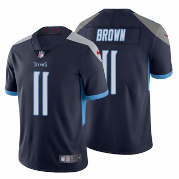 Men's Tennessee Titans #11 A.J. Brown Navy Vapor Untouchable Limited Stitched Jersey Men's Tennessee Titans #11 A.J. Brown Navy Vapor Untouchable Limited Stitched Jersey