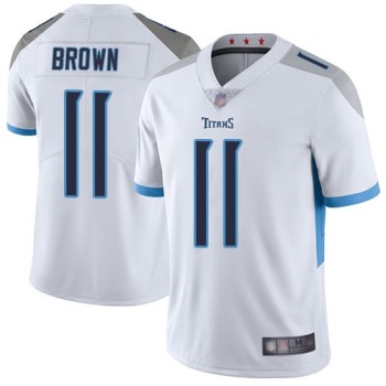 Men's Tennessee Titans #11 A.J. Brown What Vapor Untouchable Limited Stitched Jersey Men's Tennessee Titans #11 A.J. Brown What Vapor Untouchable Limited Stitched Jersey