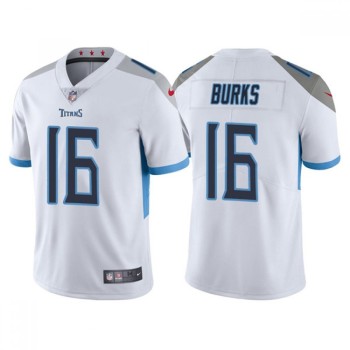 Men's Tennessee Titans #16 Treylon Burks White Vapor Untouchable Stitched Jersey Men's Tennessee Titans #16 Treylon Burks White Vapor Untouchable Stitched Jersey