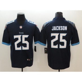 Men's Tennessee Titans #25 Adoree'Jackson Navy New 2018 Vapor Untouchable Limited Stitched Jersey