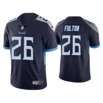 Men's Tennessee Titans #26 Kristian Fulton Navy Vapor Untouchable Stitched Jersey Men's Tennessee Titans #26 Kristian Fulton Navy Vapor Untouchable Stitched Jersey