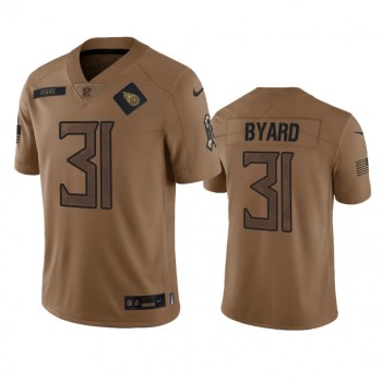Men's Tennessee Titans #31 Kevin Byard 2023 Brown Salute To Service Stitched Football Jersey Men's Tennessee Titans #31 Kevin Byard 2023 Brown Salute To Service Stitched Football Jersey