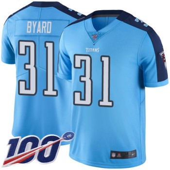 Men's Tennessee Titans #31 Kevin Byard Blue 2019 100th Season Vapor Untouchable Limited Stitched NFL Jersey Men's Tennessee Titans #31 Kevin Byard Blue 2019 100th Season Vapor Untouchable Limited Stitched NFL Jersey