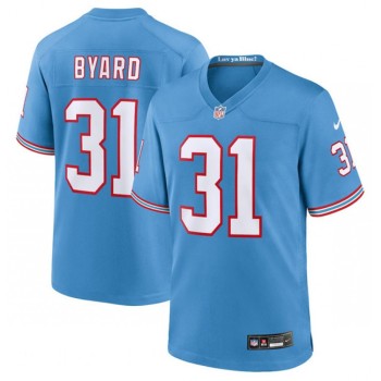 Men's Tennessee Titans #31 Kevin Byard Light Blue Throwback Player Stitched Game Jersey Men's Tennessee Titans #31 Kevin Byard Light Blue Throwback Player Stitched Game Jersey