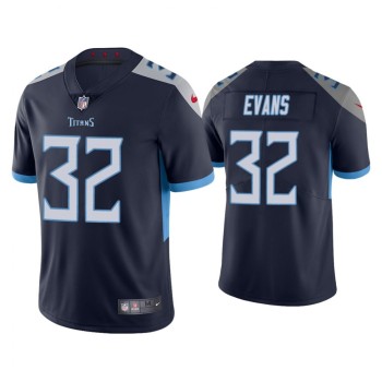 Men's Tennessee Titans #32 Darrynton Evans Navy Vapor Untouchable Stitched Jersey Men's Tennessee Titans #32 Darrynton Evans Navy Vapor Untouchable Stitched Jersey