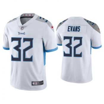Men's Tennessee Titans #32 Darrynton Evans White Vapor Untouchable Stitched Jersey Men's Tennessee Titans #32 Darrynton Evans White Vapor Untouchable Stitched Jersey