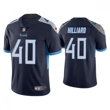 Men's Tennessee Titans #40 Dontrell Hilliard Navy Vapor Untouchable Stitched Jersey Men's Tennessee Titans #40 Dontrell Hilliard Navy Vapor Untouchable Stitched Jersey