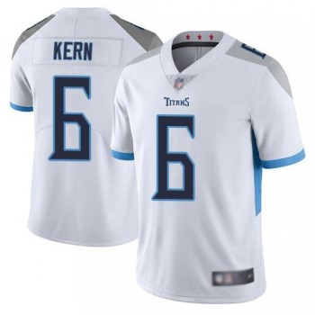 Men's Tennessee Titans #6 Brett Kern White Vapor Untouchable Limited Stitched NFL Jersey Men's Tennessee Titans #6 Brett Kern White Vapor Untouchable Limited Stitched NFL Jersey