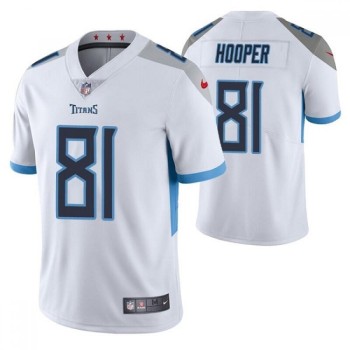 Men's Tennessee Titans #81 Austin Hooper White Vapor Untouchable Stitched Jersey Men's Tennessee Titans #81 Austin Hooper White Vapor Untouchable Stitched Jersey