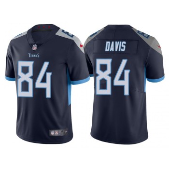 Men's Tennessee Titans #84 Corey Davis Black Vapor Untouchable Stitched Jersey