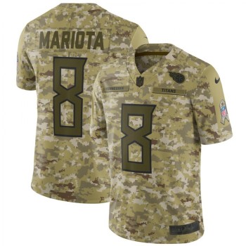 Men's Tennessee Titans #8 Marcus Mariota 2018 Camo Salute to Service Limited Stitched NFL Jersey Men's Tennessee Titans #8 Marcus Mariota 2018 Camo Salute to Service Limited Stitched NFL Jersey