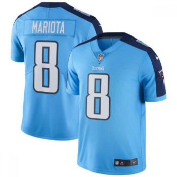 Men's Tennessee Titans #8 Marcus Mariota Light Blue Vapor Untouchable Limited Stitched NFL Jersey