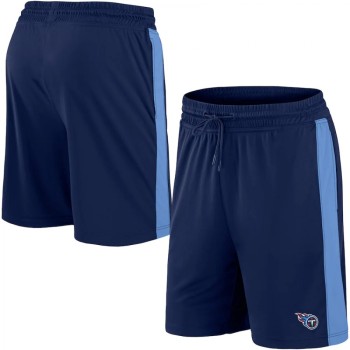 Men's Tennessee Titans Navy Performance Shorts Men's Tennessee Titans Navy Performance Shorts