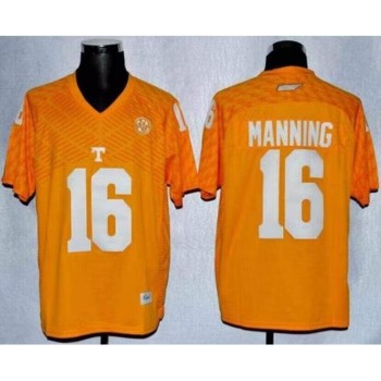 Men's Tennessee Vols #16 Peyton Manning Orange Stitched Jersey Men's Tennessee Vols #16 Peyton Manning Orange Stitched Jersey