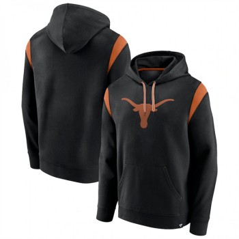 Men's Texas Longhorns Black Gym Rat Pullover Hoodie Men's Texas Longhorns Black Gym Rat Pullover Hoodie