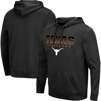 Men's Texas Longhorns Black Team Campus Pullover Hoodie Men's Texas Longhorns Black Team Campus Pullover Hoodie