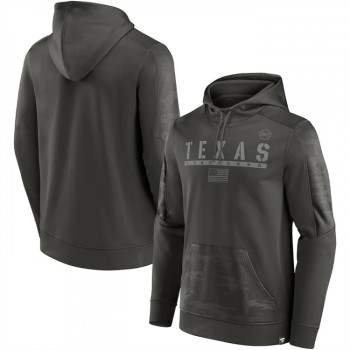 Men's Texas Longhorns Olive OHT Military Appreciation Guardian Pullover Hoodie Men's Texas Longhorns Olive OHT Military Appreciation Guardian Pullover Hoodie