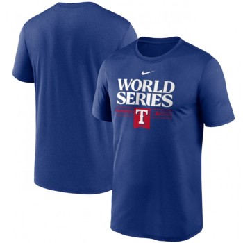 Men's Texas Rangers 2023 Royal World Series Collection Dugout T-Shirt Men's Texas Rangers 2023 Royal World Series Collection Dugout T-Shirt