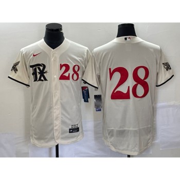 Men's Texas Rangers #28 Jonah Heim Cream 2023 City Connect Flex Base Stitched Baseball Jersey Men's Texas Rangers #28 Jonah Heim Cream 2023 City Connect Flex Base Stitched Baseball Jersey