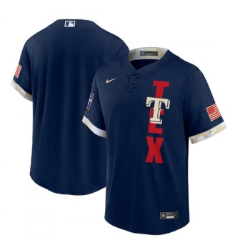Men's Texas Rangers Blank 2021 Navy All-Star Cool Base Stitched MLB Jersey Men's Texas Rangers Blank 2021 Navy All-Star Cool Base Stitched MLB Jersey