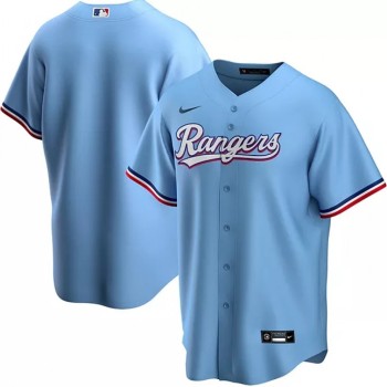 Men's Texas Rangers Blank Light Blue Stitched Baseball Jersey Men's Texas Rangers Blank Light Blue Stitched Baseball Jersey