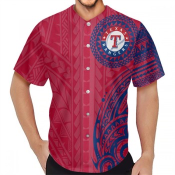 Men's Texas Rangers Red Baseball Jersey Men's Texas Rangers Red Baseball Jersey
