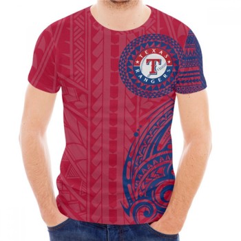 Men's Texas Rangers Red T-Shirt Men's Texas Rangers Red T-Shirt