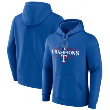 Men's Texas Rangers Royal 2023 World Series Champions Pullover Hoodie Men's Texas Rangers Royal 2023 World Series Champions Pullover Hoodie