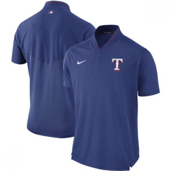 Men's Texas Rangers Royal Authentic Collection Elite Performance Polo Men's Texas Rangers Royal Authentic Collection Elite Performance Polo