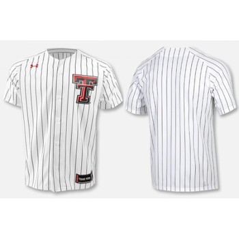 Men's Texas Tech Red Raiders White Stitched Baseball Jersey Men's Texas Tech Red Raiders White Stitched Baseball Jersey