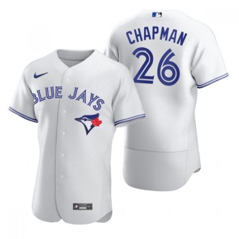 Men's Toronto Blue Jays #26 Matt Chapman White Flex Base Stitched Baseball Jersey Men's Toronto Blue Jays #26 Matt Chapman White Flex Base Stitched Baseball Jersey