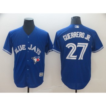 Men's Toronto Blue Jays #27 Vladimir Guerrero Jr. Royal Cool Base Stitched MLB Jersey Men's Toronto Blue Jays #27 Vladimir Guerrero Jr. Royal Cool Base Stitched MLB Jersey