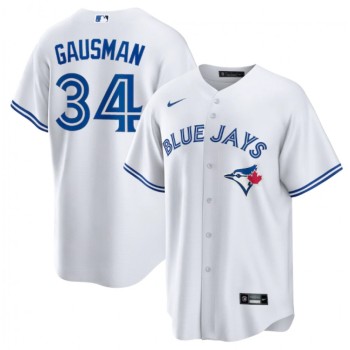 Men's Toronto Blue Jays #34 Kevin Gausman White Cool Base Stitched Jersey Men's Toronto Blue Jays #34 Kevin Gausman White Cool Base Stitched Jersey