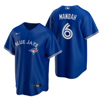 Men's Toronto Blue Jays #6 Alek Manoah Royal Cool Base Stitched Jersey Men's Toronto Blue Jays #6 Alek Manoah Royal Cool Base Stitched Jersey