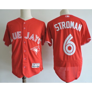 Men's Toronto Blue Jays #6 Marcus Stroman Red Elite Stitched MLB Jersey Men's Toronto Blue Jays #6 Marcus Stroman Red Elite Stitched MLB Jersey