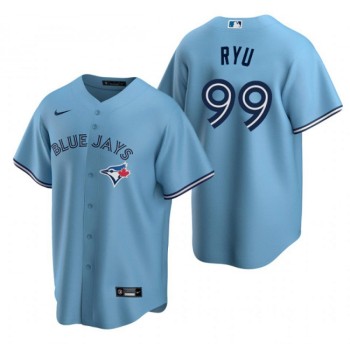 Men's Toronto Blue Jays #99 Hyun-jin Ryu Blue Cool Base Stitched Jersey Men's Toronto Blue Jays #99 Hyun-jin Ryu Blue Cool Base Stitched Jersey