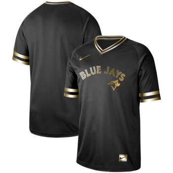 Men's Toronto Blue Jays Black Gold Stitched MLB Jersey Men's Toronto Blue Jays Black Gold Stitched MLB Jersey
