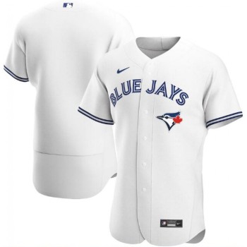 Men's Toronto Blue Jays Blank White Flex Base Stitched Jersey Men's Toronto Blue Jays Blank White Flex Base Stitched Jersey