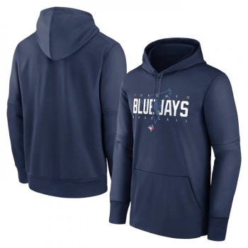 Men's Toronto Blue Jays Navy 2022 Therma Performance Pullover Hoodie Men's Toronto Blue Jays Navy 2022 Therma Performance Pullover Hoodie