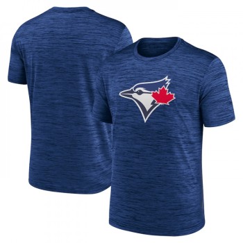 Men's Toronto Blue Jays Royal Team Logo Velocity Performance T-Shirt Men's Toronto Blue Jays Royal Team Logo Velocity Performance T-Shirt