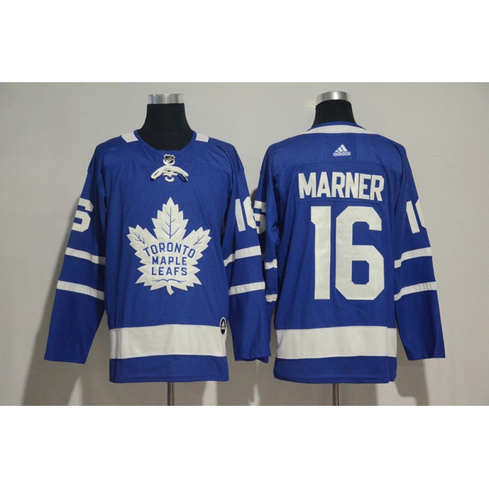 Men's Toronto Maple Leafs #16 Mitchell Marner Blue Stitched NHL Jersey