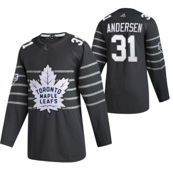 Men's Toronto Maple Leafs #31 Frederik Andersen 2020 Grey All Star Stitched NHL Jersey Men's Toronto Maple Leafs #31 Frederik Andersen 2020 Grey All Star Stitched NHL Jersey