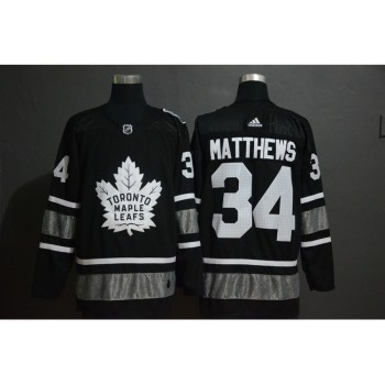 Men's Toronto Maple Leafs #34 Auston Matthews Black 2019 NHL All-Star Game Jersey Men's Toronto Maple Leafs #34 Auston Matthews Black 2019 NHL All-Star Game Jersey