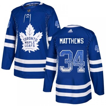 Men's Toronto Maple Leafs #34 Auston Matthews Blue Drift Fashion Stitched NHL Jersey Men's Toronto Maple Leafs #34 Auston Matthews Blue Drift Fashion Stitched NHL Jersey