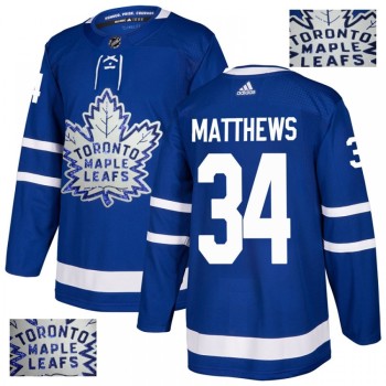 Men's Toronto Maple Leafs #34 Auston Matthews Blue Fashion Gold Stitched NHL Jersey Men's Toronto Maple Leafs #34 Auston Matthews Blue Fashion Gold Stitched NHL Jersey