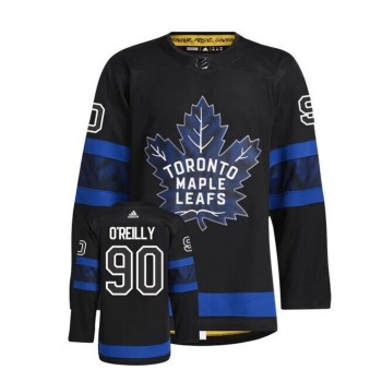 Men's Toronto Maple Leafs #90 Ryan O'Reilly Black Premier Breakaway Reversible Stitched Jersey Men's Toronto Maple Leafs #90 Ryan O'Reilly Black Premier Breakaway Reversible Stitched Jersey